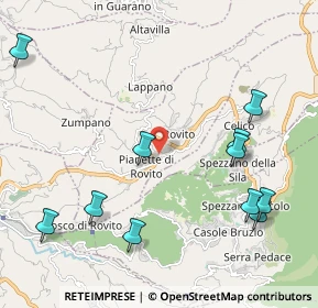 Mappa 87050 Rovito CS, Italia (2.78727)