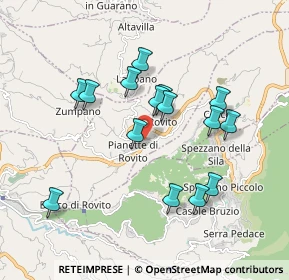 Mappa 87050 Rovito CS, Italia (1.85733)