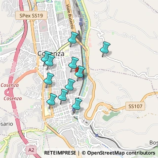 Mappa Via Fratelli Sprovieri, 87100 Cosenza CS, Italia (0.84818)