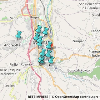 Mappa Via Fratelli Sprovieri, 87100 Cosenza CS, Italia (1.49538)