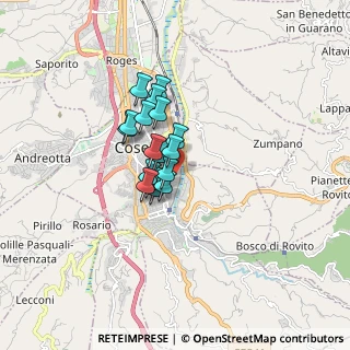 Mappa Via Fratelli Sprovieri, 87100 Cosenza CS, Italia (1.13471)