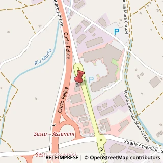 Mappa Strada Statale 131ex, 10, 09028 Sestu, Cagliari (Sardegna)