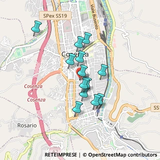 Mappa Piazza Carlo F. Bilotti, 87100 Cosenza CS, Italia (0.74077)