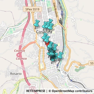 Mappa Piazza Carlo Bilotti, 87100 Cosenza CS, Italia (0.6205)