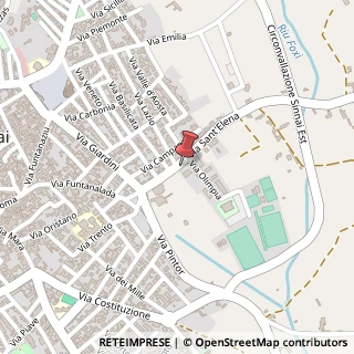 Mappa Via Sant'Elena, 9, 09048 Sinnai, Cagliari (Sardegna)