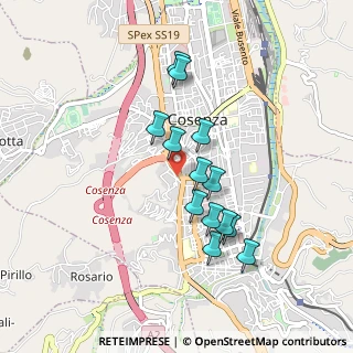 Mappa Via Terenzio Tavolaro, 87100 Cosenza CS, Italia (0.84769)
