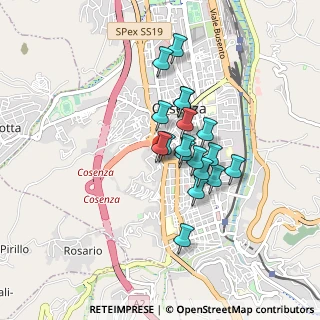 Mappa Via Terenzio Tavolaro, 87100 Cosenza CS, Italia (0.68778)