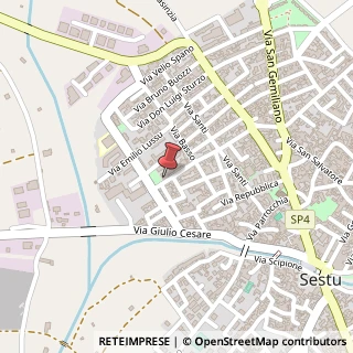 Mappa Via Togliatti, 80, 09028 Sestu, Cagliari (Sardegna)