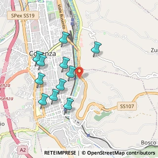 Mappa Via Lungo Crati Palermo, 87100 Cosenza CS, Italia (1.00636)