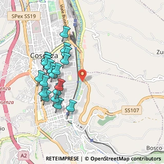 Mappa Via Lungo Crati Palermo, 87100 Cosenza CS, Italia (1.049)