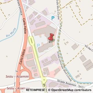 Mappa SS 131ex, 09028 Sestu CA, Italia, 09028 Sestu, Cagliari (Sardegna)