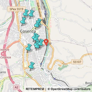 Mappa Via Fratelli F. e V, 87100 Cosenza CS, Italia (1.0325)