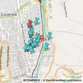 Mappa Via Fratelli F. e V, 87100 Cosenza CS, Italia (0.37)