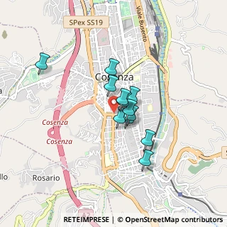 Mappa Via Francesco Simonetta, 87100 Cosenza CS, Italia (0.60083)