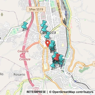 Mappa Via Francesco Simonetta, 87100 Cosenza CS, Italia (0.75389)