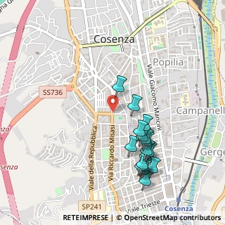Mappa Via Francesco Simonetta, 87100 Cosenza CS, Italia (0.56688)