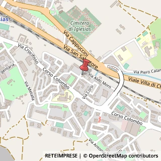 Mappa Via Leonardo Da Vinci, 2, 09016 Iglesias, Carbonia-Iglesias (Sardegna)