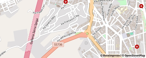 Mappa Cosenza
