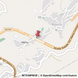 Mappa Via San Nicola di Bari, 60, 87050 Rovito, Cosenza (Calabria)