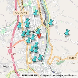 Mappa Via A.Lupinacci, 87100 Cosenza CS, Italia (1.02063)