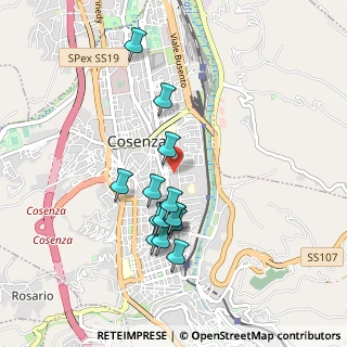 Mappa Via Giorgio la Pira, 87100 Cosenza CS, Italia (0.91857)