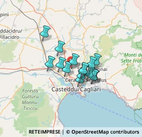 Mappa Via dell'Artigianato, 09028 Sestu CA, Italia (9.168)