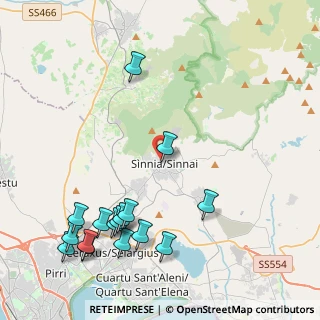 Mappa Via Sanna Corda, 09048 Sinnai CA, Italia (5.76813)