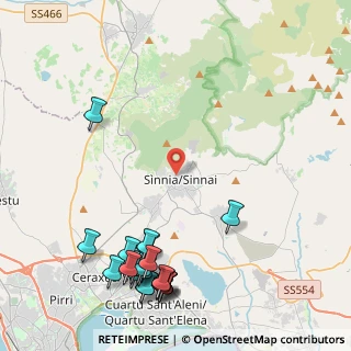 Mappa Via Sanna Corda, 09048 Sinnai CA, Italia (6.3265)