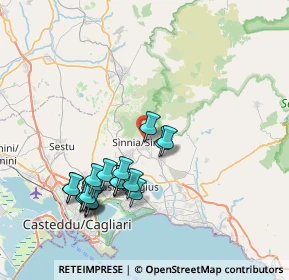 Mappa P.za Sant'Isidoro Bottega, 09048 Sinnai CA, Italia (8.504)