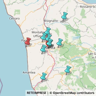 Mappa Via Serra Nicola, 87100 Cosenza CS, Italia (11.68818)