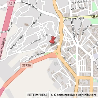 Mappa Piazza Maurizio Quintieri, 1, 87100 Cosenza, Cosenza (Calabria)