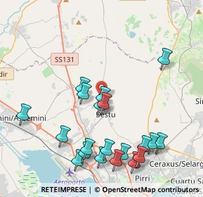 Mappa Via Aldo Moro, 09028 Sestu CA, Italia (4.9605)