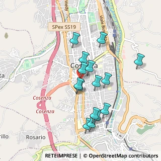 Mappa Via Gerolamo Caloprese, 87100 Cosenza CS, Italia (0.90933)