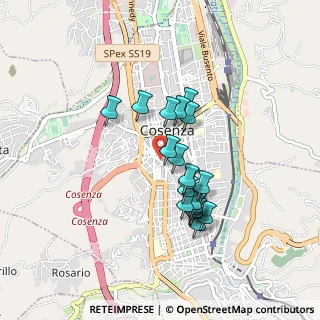 Mappa Via Gerolamo Caloprese, 87100 Cosenza CS, Italia (0.787)