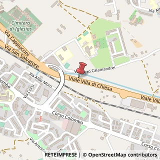 Mappa Viale Villa di Chiesa, 09016 Iglesias SU, Italia, 09016 Iglesias, Carbonia-Iglesias (Sardegna)