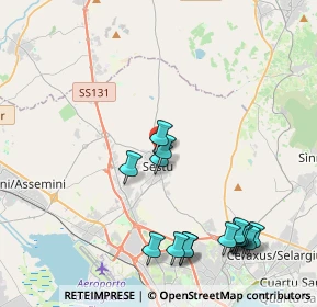 Mappa Via San Lorenzo, 09028 Sestu CA, Italia (5.18933)