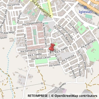 Mappa Via Erminio Fadda, 9, 09016 Iglesias, Carbonia-Iglesias (Sardegna)
