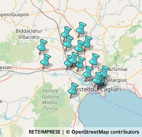 Mappa Via Is Bagantinus, 09033 Decimomannu CA, Italia (11.32722)