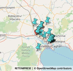 Mappa Via Is Bagantinus, 09033 Decimomannu CA, Italia (9.8505)