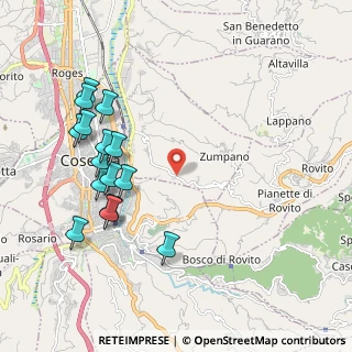 Mappa Via Giacomo Puccini, 87100 Cosenza CS, Italia (2.446)