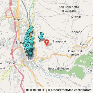 Mappa Via Giacomo Puccini, 87100 Cosenza CS, Italia (1.98)