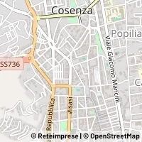 Mapa Cosenza