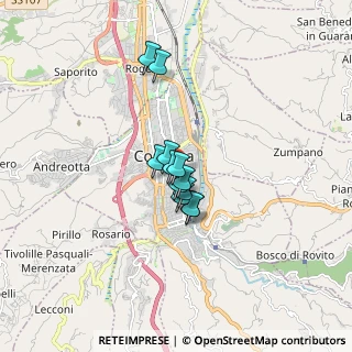 Mappa Via Consalvo Aragona, 87100 Cosenza CS, Italia (1.085)