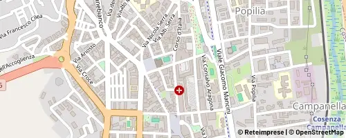 Mappa Cosenza