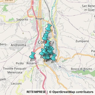 Mappa Via S. Nitti, 87100 Cosenza CS, Italia (1.102)