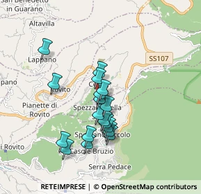 Mappa Via XXV Aprile, 87053 Celico CS, Italia (1.61778)