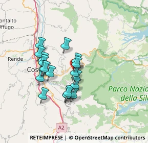 Mappa Via XXV Aprile, 87053 Celico CS, Italia (6.33)