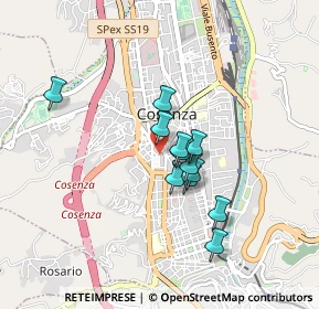 Mappa Via 87100, 87100 Cosenza CS, Italia (0.69417)