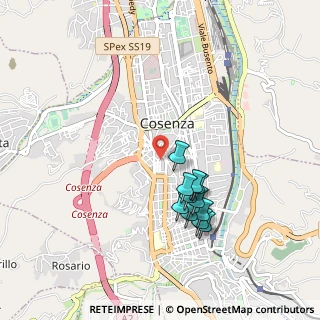 Mappa Via 87100, 87100 Cosenza CS, Italia (0.92917)