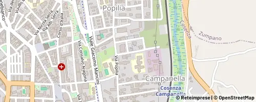 Mappa Cosenza